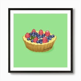 Berry Pie Art Print