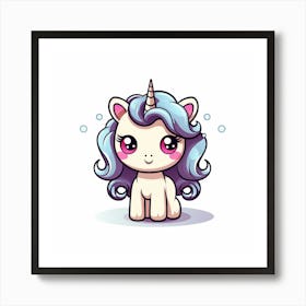 Cute Unicorn 435 Art Print