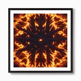 Fire And Flames Art Print