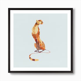 Elegant Cheetah Art Print