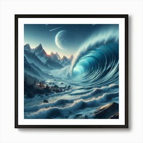 Ocean Wave Art Print