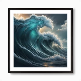 Ocean Wave 2 Art Print