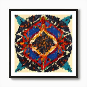 Symmetry of Light Kaleidoscope Art Print