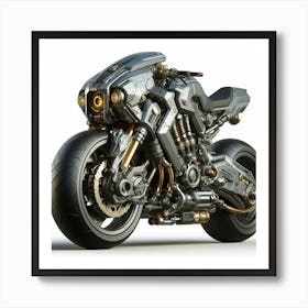 Futuristic Motorcycle 6 Art Print