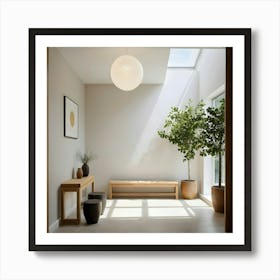 Hallway - Hallway Stock Videos & Royalty-Free Footage 14 Art Print