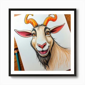 Goat! 27 Art Print