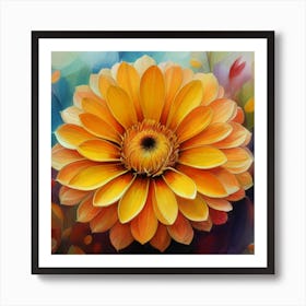 Dahlia 1 Art Print