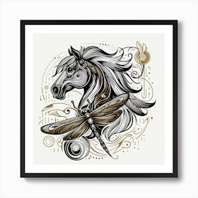 Spirit Horse 2 Art Print