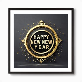 Happy New Year 135 Art Print