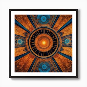 Colourful Dome Art Print