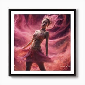 Cosmic dance Art Print