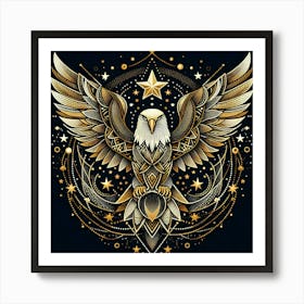 Eagle Canvas Art 1 Art Print