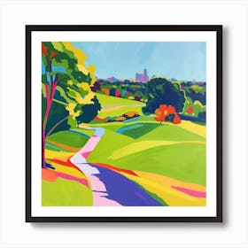 Abstract Park Collection Primrose Hill London 3 Art Print