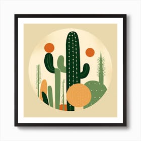 Cactus Illustration Art 21 Art Print
