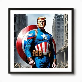 Captain Trump Art Print