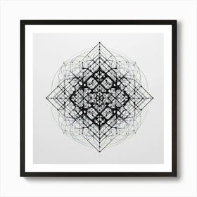 Geometric Mandala 1 Art Print