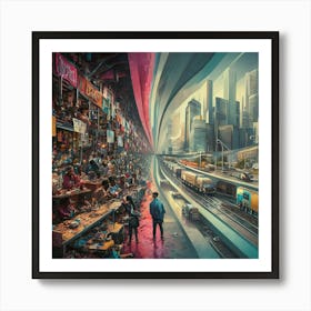 Cityscape Affiche