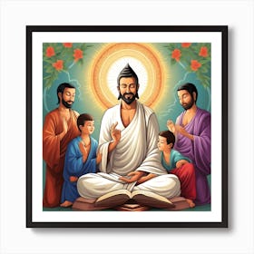 Buddha Was Not A Buddhist, Jesus Was Not A Christian, Muhammad Was Not A Muslim They Were Teachers Who Taught Love 2 Art Print