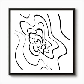 Abstract Flower Art Print