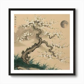 Blossoming Cherry Tree Art Print