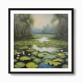 Lily Pond Art Print