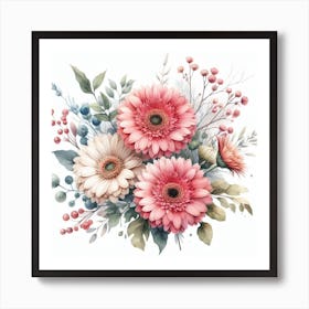 Gerberas 3 Art Print