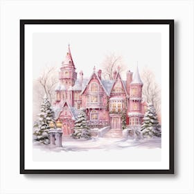 Pink Castle Art Print