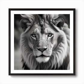 Lion Portrait Art Print