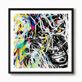 'Diamond Head' Abstract Painting Art Print