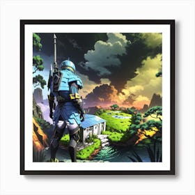 Weapon Master Art Print