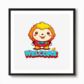 Welcome Lion Art Print