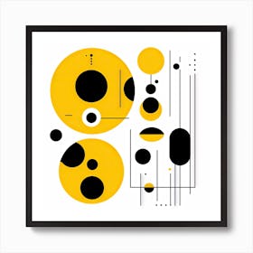 Abstract Circles Art Print