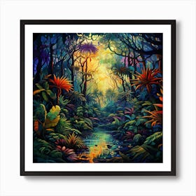 Jungle Forest Art Print