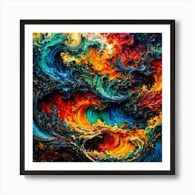 Abstract Painting 16 Art Print