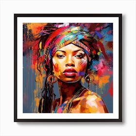 African Woman 55 Art Print