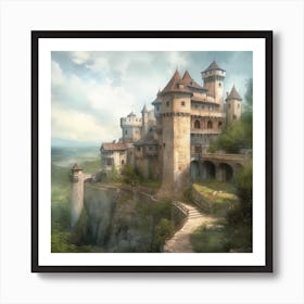 Fantasy Castle Art Print