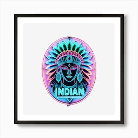 Indian Head Art Print