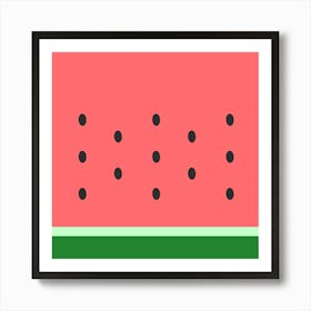 Watermelon Melon Fruit Healthy Food Meal Breakfast Lunch Juice Lemonade Summer Art Print