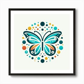 Butterfly Logo 1 Art Print