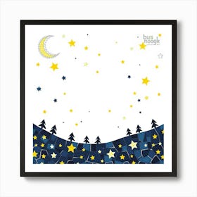 Night Sky With Stars Art Print