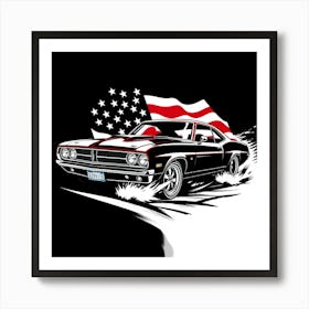 American Muscle Car 2 Art Print