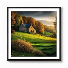 House In The Countryside 9 Art Print