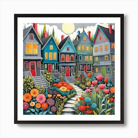 Walk In The Neighborhood Art Print