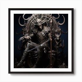 Demon Throne 1 Art Print