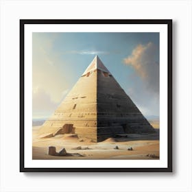 Egyptian Pyramids Art Print