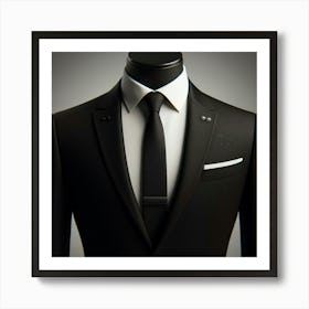 Suit And Tie Art Print