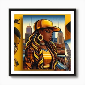 Hip Hop Artist Art Print