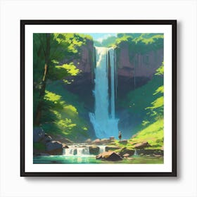 Waterfall Art Print