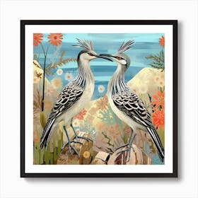 Bird In Nature Roadrunner 2 Art Print