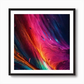  Abstract Pride Rainbow Art Print